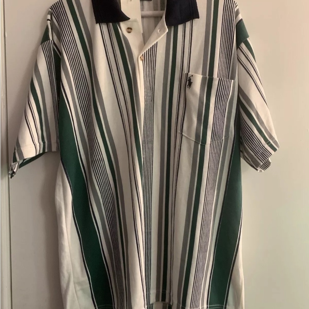 Vintage 80’s 90’s Ralph Lauren Polo top grail XL